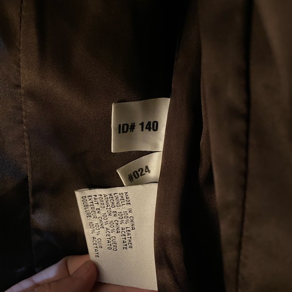 VINTAGE Brown Suede Jacket - Petite Medium - Picture 4 of 7